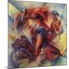 The Dynamism of a Soccer Player-Umberto Boccioni-Mounted Giclee Print