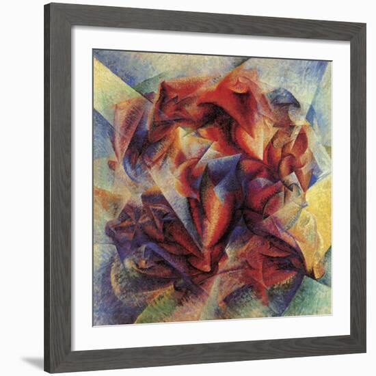 The Dynamism of a Soccer Player-Umberto Boccioni-Framed Giclee Print