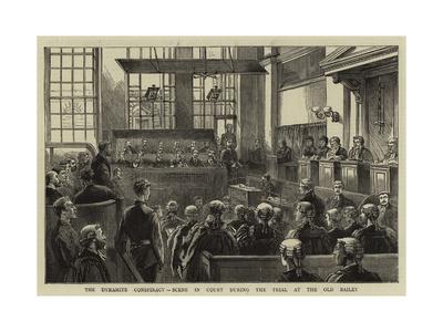 The Dynamite Conspiracy Scene In Court During The Trial At The Old Bailey Giclee Print By Art Com