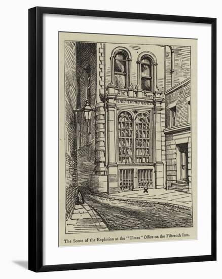 The Dynamite Outrage in Westminster-null-Framed Giclee Print