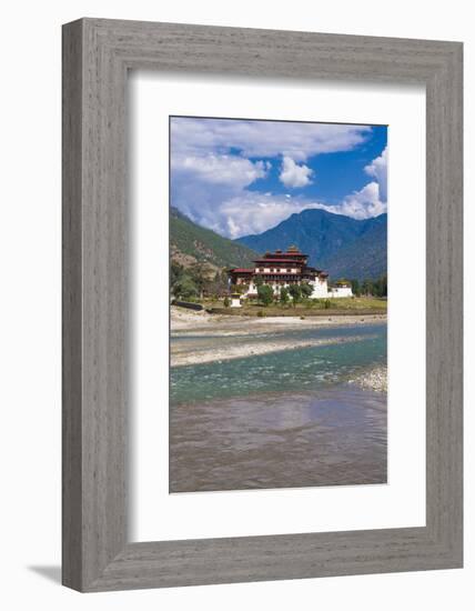 The Dzong or Castle of Punakha, Bhutan, Asia-Michael Runkel-Framed Photographic Print