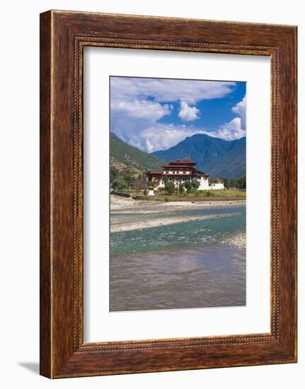 The Dzong or Castle of Punakha, Bhutan, Asia-Michael Runkel-Framed Photographic Print