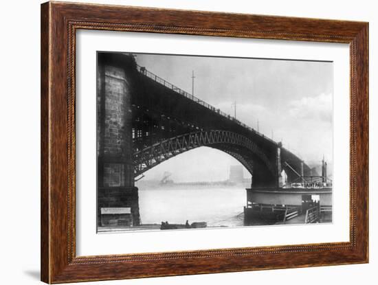 The Eads Bridge-Ido Von Reden-Framed Art Print