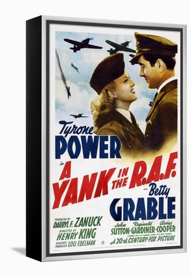 The Eagle Flies Again, 1941, "A Yank In the R. A. F." Directed by Henry King-null-Framed Premier Image Canvas