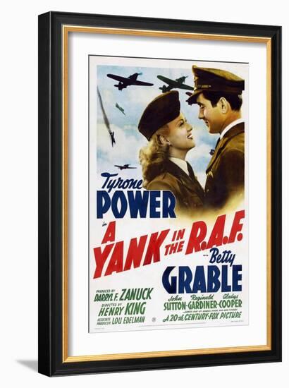 The Eagle Flies Again, 1941, "A Yank In the R. A. F." Directed by Henry King-null-Framed Giclee Print