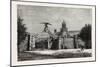 The Eagle-Gate of Brigham Young's School, 1870s-null-Mounted Giclee Print