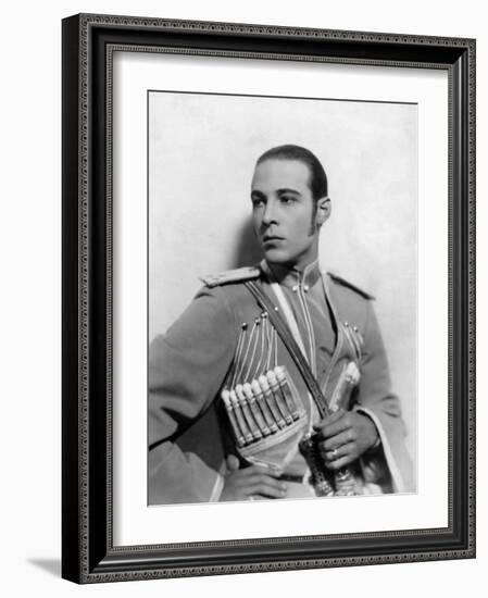 The Eagle, Rudolph Valentino, 1925-null-Framed Photo