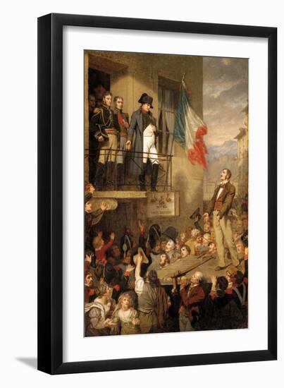 The Eagle's Flight, 1857-Hugues Merle-Framed Giclee Print