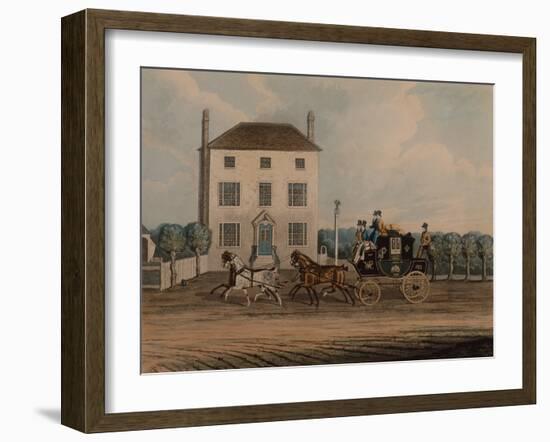 The Eagle, Snaresbrook, 1832 (Coloured Engraving)-James Pollard-Framed Giclee Print