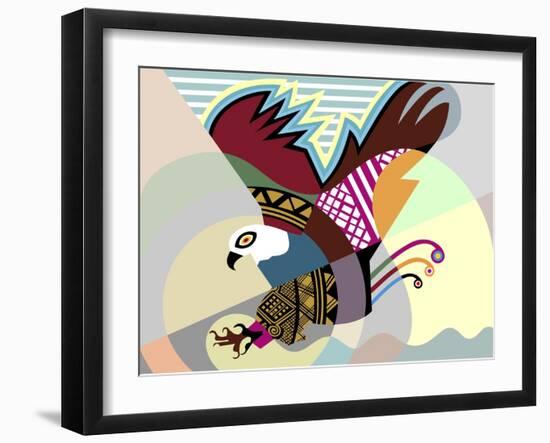 The Eagle-Adefioye Lanre-Framed Giclee Print