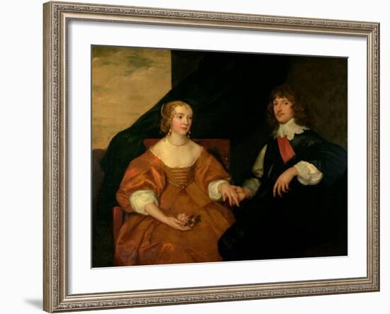 The Earl and Countess of Bedford-Sir Anthony Van Dyck-Framed Giclee Print