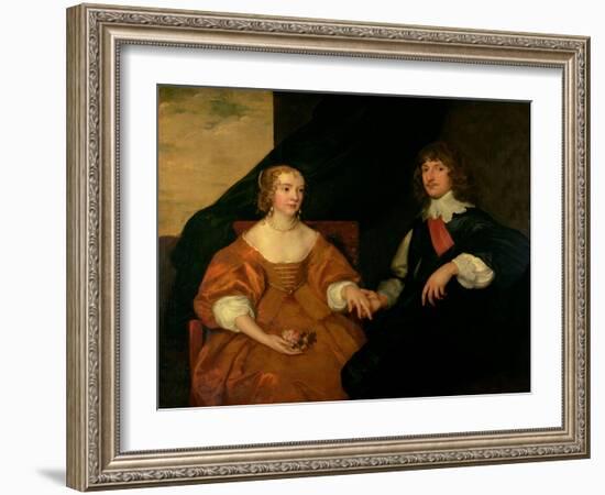 The Earl and Countess of Bedford-Sir Anthony Van Dyck-Framed Giclee Print