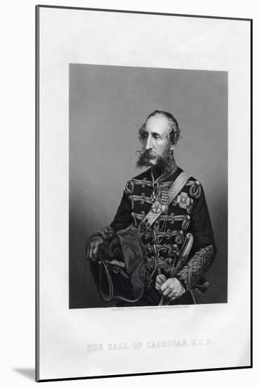 The Earl of Cardigan, K.C.B.-D. J. Pound-Mounted Giclee Print