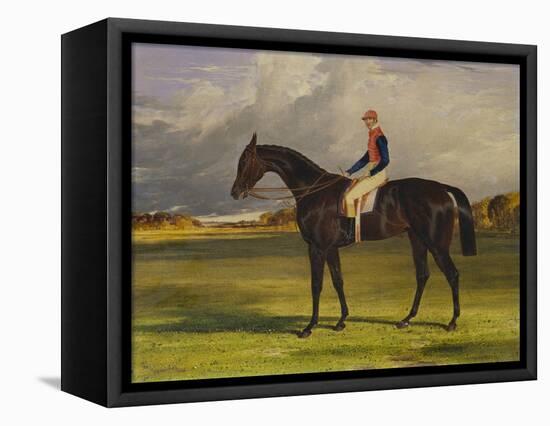 The Earl of Chesterfield's Filly 'Industry', with W. Scott Up, in a Landscape-John Frederick Herring I-Framed Premier Image Canvas