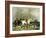 The Earl of Derby's Stag Hounds, Engraved by R. Woodman, 1823-James Barenger-Framed Giclee Print