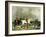 The Earl of Derby's Stag Hounds, Engraved by R. Woodman, 1823-James Barenger-Framed Giclee Print