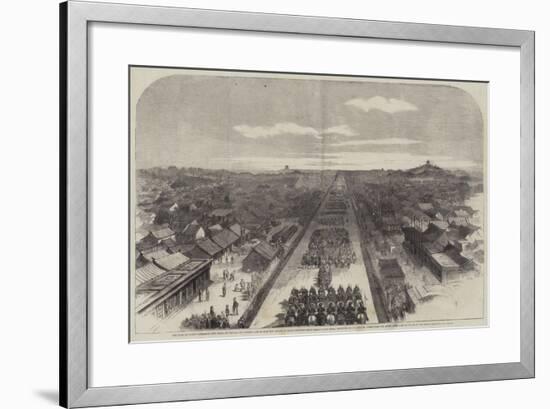 The Earl of Elgin's Entrance into Pekin on the 24 October Last to Sign the Treaty of Peace Between-null-Framed Giclee Print