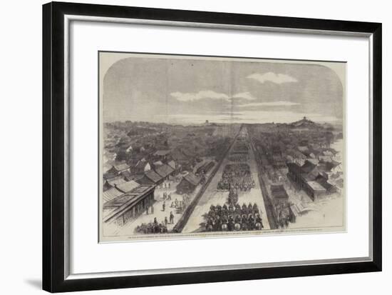 The Earl of Elgin's Entrance into Pekin on the 24 October Last to Sign the Treaty of Peace Between-null-Framed Giclee Print