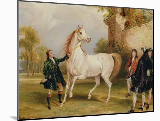 The Earl of Godolphin's 'Roxana' Held by Her Jockey, 1845-Francis Calcraft Turner-Mounted Giclee Print