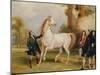 The Earl of Godolphin's 'Roxana' Held by Her Jockey, 1845-Francis Calcraft Turner-Mounted Giclee Print