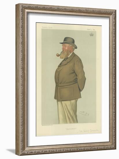 The Earl of Leicester-Sir Leslie Ward-Framed Giclee Print