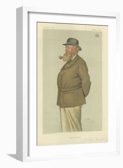 The Earl of Leicester-Sir Leslie Ward-Framed Giclee Print