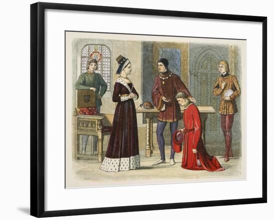 The Earl of Warwick Submits to Queen Margaret-James William Edmund Doyle-Framed Giclee Print