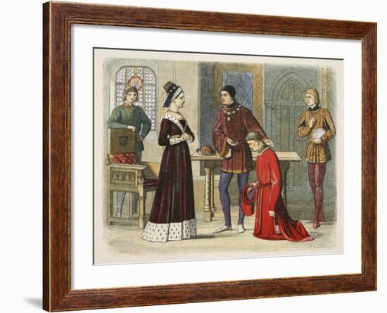 The Earl of Warwick Submits to Queen Margaret-James William Edmund Doyle-Framed Giclee Print