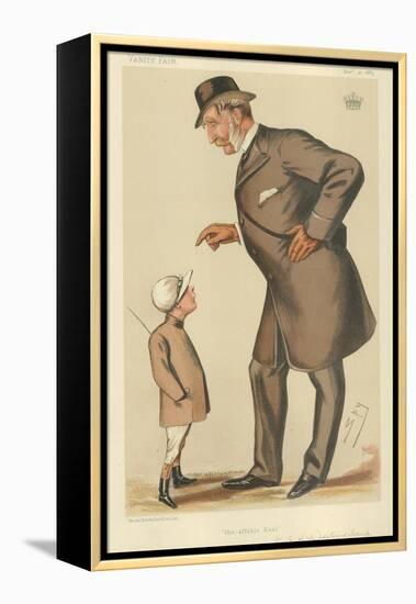 The Earl of Westmoreland, the Affable Earl, 10 November 1883, Vanity Fair Cartoon-Sir Leslie Ward-Framed Premier Image Canvas