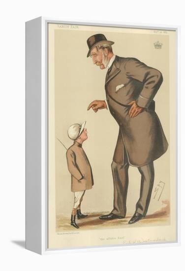 The Earl of Westmoreland, the Affable Earl, 10 November 1883, Vanity Fair Cartoon-Sir Leslie Ward-Framed Premier Image Canvas