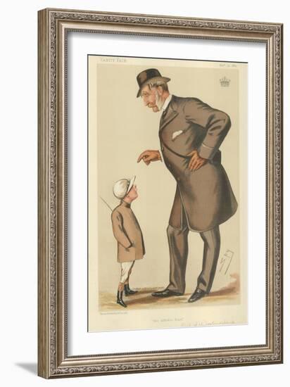 The Earl of Westmoreland, the Affable Earl, 10 November 1883, Vanity Fair Cartoon-Sir Leslie Ward-Framed Giclee Print