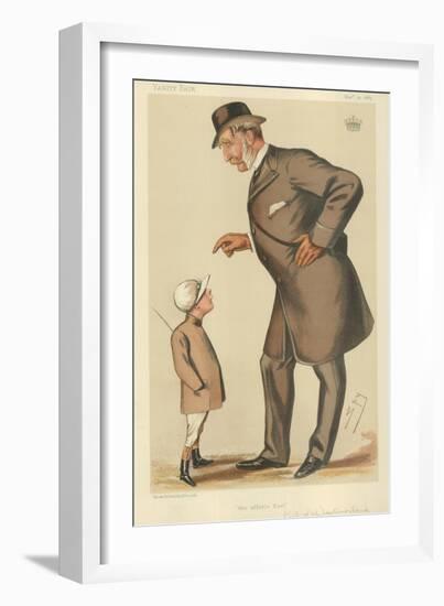 The Earl of Westmoreland, the Affable Earl, 10 November 1883, Vanity Fair Cartoon-Sir Leslie Ward-Framed Giclee Print