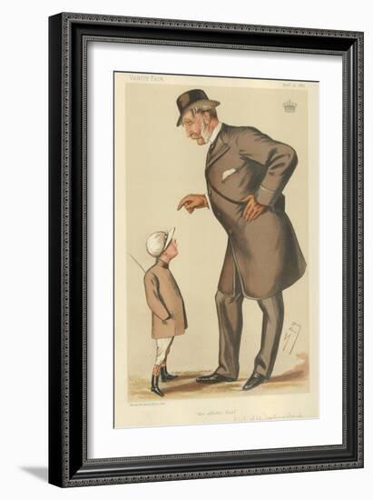 The Earl of Westmoreland, the Affable Earl, 10 November 1883, Vanity Fair Cartoon-Sir Leslie Ward-Framed Giclee Print