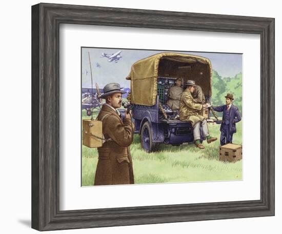 The Early Days of Outside Broadcasting for the BBC-Pat Nicolle-Framed Giclee Print