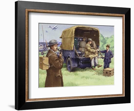 The Early Days of Outside Broadcasting for the BBC-Pat Nicolle-Framed Giclee Print