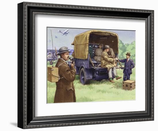 The Early Days of Outside Broadcasting for the BBC-Pat Nicolle-Framed Giclee Print