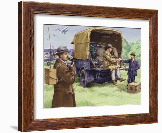 The Early Days of Outside Broadcasting for the BBC-Pat Nicolle-Framed Giclee Print