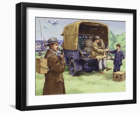 The Early Days of Outside Broadcasting for the BBC-Pat Nicolle-Framed Giclee Print