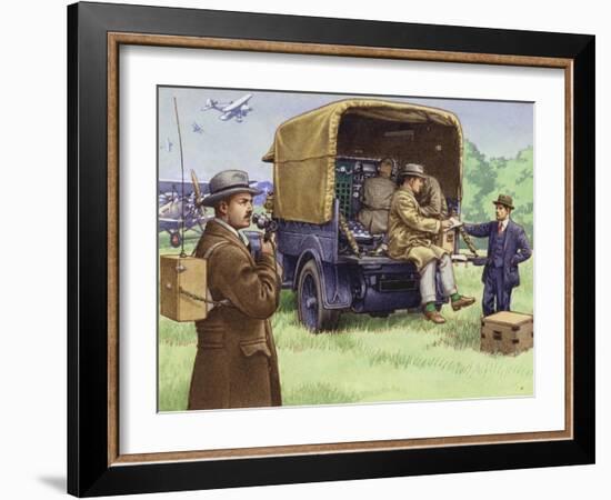 The Early Days of Outside Broadcasting for the BBC-Pat Nicolle-Framed Giclee Print