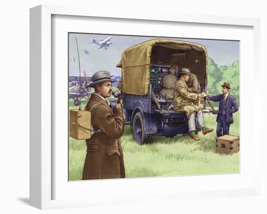 The Early Days of Outside Broadcasting for the BBC-Pat Nicolle-Framed Giclee Print