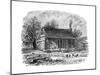 The Early Home of Abraham Lincoln, Gentryville, Indiana, 19th Century-null-Mounted Giclee Print