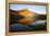 The Early Morning Sun Casts a Fiery Glow on an Unnamed Peak in the White Cloud Mountains in Idaho-Ben Herndon-Framed Premier Image Canvas