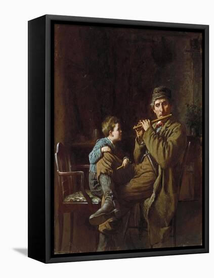 The Earnest Pupil, 1881-Hendrik Avercamp-Framed Premier Image Canvas