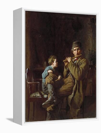 The Earnest Pupil, 1881-Hendrik Avercamp-Framed Premier Image Canvas