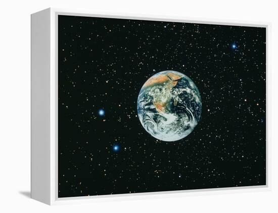 The Earth Seen From Apollo 17-null-Framed Premier Image Canvas