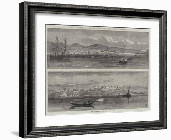 The Earthquake at Mitylene, in the Greek Archipelago-null-Framed Giclee Print