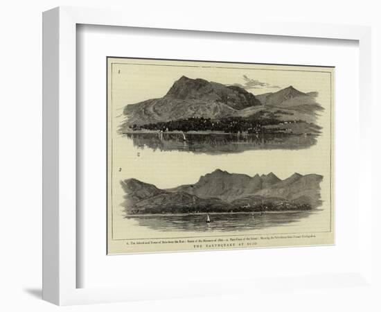 The Earthquake at Scio-null-Framed Giclee Print