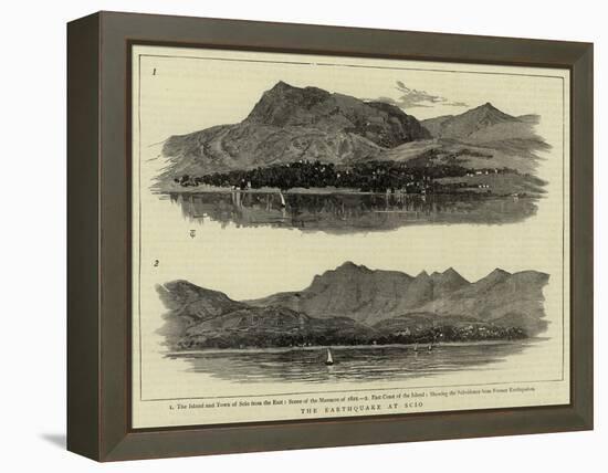 The Earthquake at Scio-null-Framed Premier Image Canvas