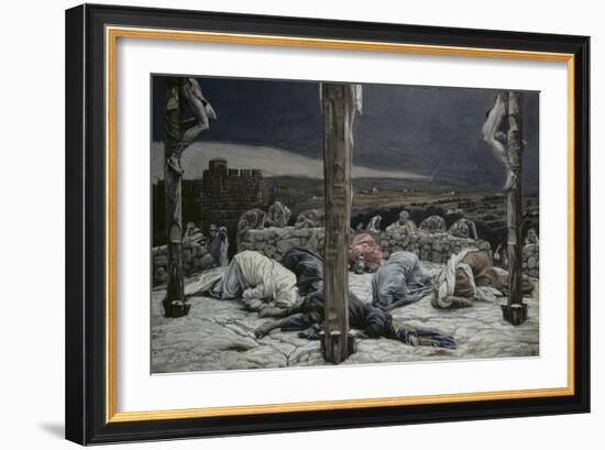 The Earthquake-James Tissot-Framed Giclee Print