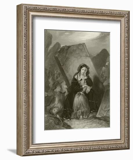 The Earthquake-Edward Henry Corbould-Framed Giclee Print